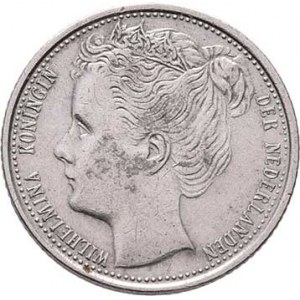 Nizozemí, Wilhelmina, 1890 - 1948, 10 Cent 1903, KM.135 (Ag640), 1.383g, nep.hr.,