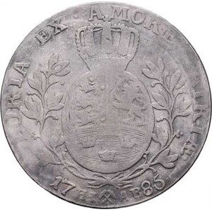 Norsko pod Dánskem, Christian VII., 1766 - 1808, Speciesdaler 1785 HIAB, Kongsberg, KM.253 (Ag875),