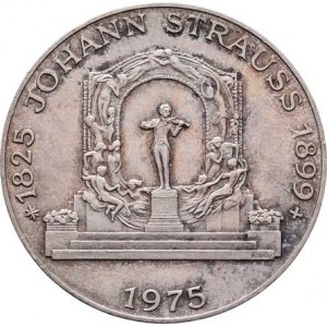 Rakousko - II. republika, 1945 -, 100 Šilink 1975 - Johann Strauss, KM.2923 (Ag640),