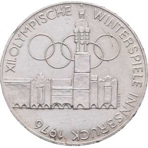 Rakousko - II. republika, 1945 -, 100 Šilink 1976 Vídeň - ZOH Innsbruck - radnice,