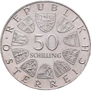 Rakousko - II. republika, 1945 -, 50 Šilink 1972 - 350 let University Salzburg, KM.2913