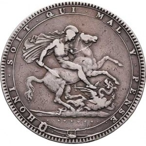 Velká Británie, George III., 1760 - 1820, Crown 1820 - 60.rok vlády, Londýn, SCBC.3787, KM.675