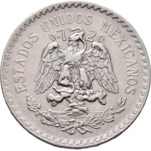 Mexiko, republika, 1867 -, Peso 1922 Mo, Mexiko, KM.455 (Ag720), 16.505g,