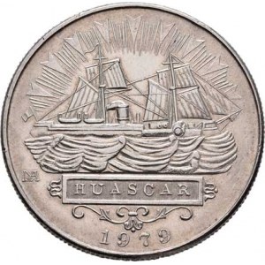 Peru, republika, 1822 -, 5000 Sol 1979 - paroplachetní loď Huaskar, KM.276,