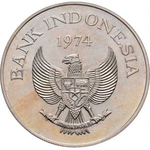 Indonesie, republika, 1945 -, 5.000 Rupie 1974 - orangutan, KM.40 (Ag500, pouze