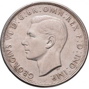 Austrálie, George VI., 1936 - 1952, Crown 1937, KM.34 (Ag925), 28.213g, nep.hr.,