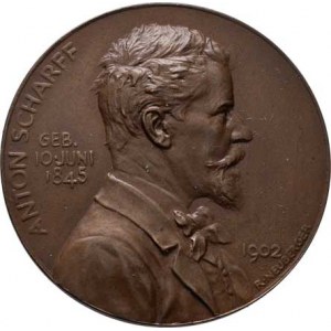 Neuberger Rudolf, 1861 - 1916, Anton Scharff - úmrtní medaile 1903 - poprsí zprava,