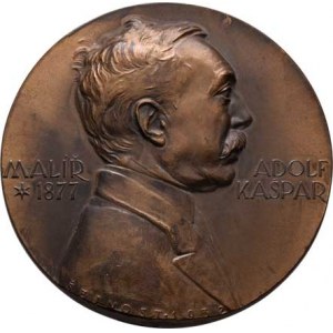 Šejnost Josef, 1878 - 1941, Adolf Kašpar, malíř - medaile na 55.narozeniny 1932 -