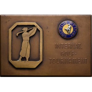 Sportovní medaile, plakety a odznaky, Piešťany b.l. - Golfclub - Internat. golf. Tournament