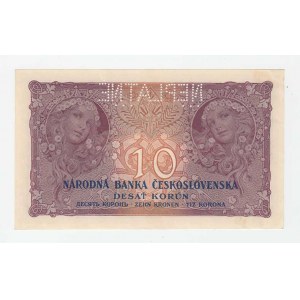 Československo - bankovky Národ. banky Československé, 10 Koruna 1927, série N176, BHK.22e, He.22b.