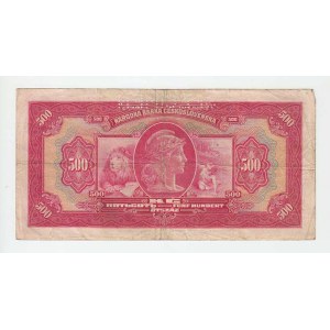Československo - bankovky Národ. banky Československé, 500 Koruna 1929, série C, BHK.23c, He.23c.s1
