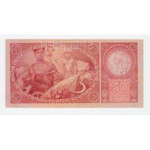 Československo - bankovky Národ. banky Československé, 50 Koruna 1929, série Na, BHK.24b, He.24b.s1
