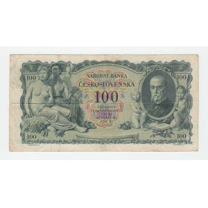 Československo - bankovky Národ. banky Československé, 100 Koruna 1931, série CHb, BHK.25b, He.25b1
