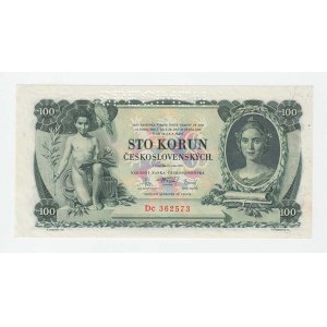 Československo - bankovky Národ. banky Československé, 100 Koruna 1931, série Dc, BHK.25c, He.25b2.