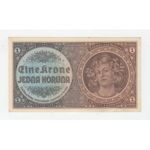 Protektorát Čechy a Morava, 1939 - 1945, 1 Koruna (1940) - sér. C036, BHK.30, He.32a,