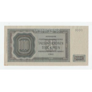 Protektorát Čechy a Morava, 1939 - 1945, 1000 Koruna 1942 - 2.vyd. - série Ab, BHK.39a,