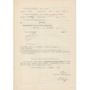 Osobní a jiné dokumenty :, Josefov 1929 - vojenský Výkaz o prospěchu četaře (!)
