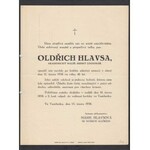 Osobní a jiné dokumenty :, Praha 1899/1970 - sbírka úmrtních oznámení slavných