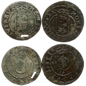 Estonia Reval 1 Ore 1650 & 1651 Christina (1632-1654). Averse...