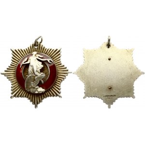Latvia Riga Badge (1930). K. Wihtolin. Silver Gilding; Enamel. Weight approx: 19.86 g. Diameter...