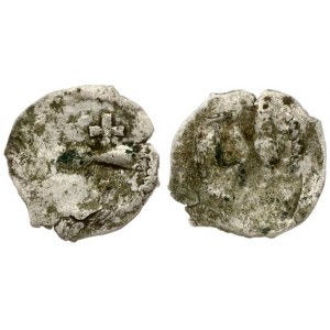 Lithuania 1 Denar ND(1413-1440) Vilnius Mint. Vytautas(1392-1430). Columns on averse. Spearhead or reverse. Silver; 0...