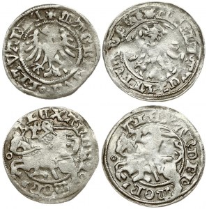 Lithuania 1/2 Grosz (1501-1506) Vilnius. Alexander Jagiellon (1501–1506); Lithuanian coins undated; Vilnius. Averse...