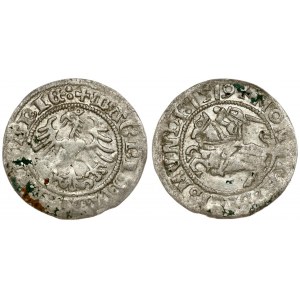 Lithuania 1/2 Grosz 1519 Vilnius. Sigismund I the Old (1506-1548). Averse Lettering: MONETA: SIGISMVNDI: 1519 +...