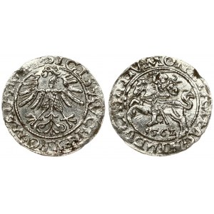Lithuania 1/2 Grosz 1562 Vilnius. Sigismund II Augustus (1545-1572) - Lithuanian coins; 1/2 grosz 1562; Vilnius...