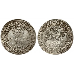 Lithuania 3 Groszy 1562 Vilnius. Sigismund II Augustus (1545-1572) - Lithuanian coins Vilnius; variety 'Knight; SA'...