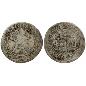 Lithuania 4 Groszy 1568 Vilnius. Sigismund II Augustus (1545-1572) Averse...