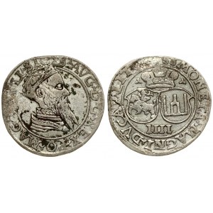 Lithuania 4 Groszy 1568 Vilnius. Sigismund II Augustus (1545-1572) Averse...
