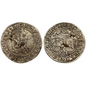 Lithuania 4 Groszy 1568 Vilnius. Averse: Crowned bust of Sigismund August of Poland to the right. Lettering: .SIGIS.AVG...