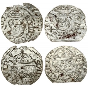 Lithuania 1 Solidus 1615 Vilnius. Sigismund III Vasa (1587-1632). Averse: Monogram and inscription. Reverse...