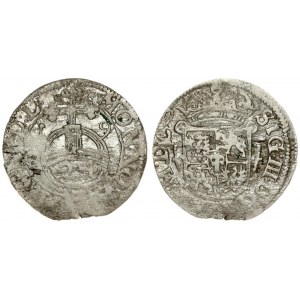 Lithuania 1/24 Thaler 1619 Vilnius. Sigismund III Vasa (1587-1632). Averse: Crowned shield. Reverse...