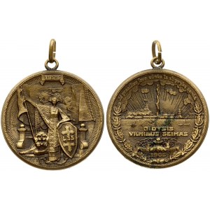 Lithuania Medal The Great Vilnius Seimas (1905–1925).  Bronze. Weight approx: 20.39g. Diameter: 35 mm...