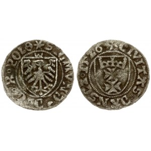 Poland 1 Solidus 1526 Gdansk. Sigismund I the Old(1506–1548). Averse: Eagle. Reverse...