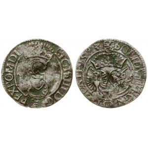 Poland 1 Solidus 1593 Olkusz. Sisismund III Waza (1587–1632). Averse: SIG III DGRPOLMDL; Monogram of Vaza and letters I...