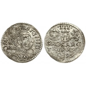 Poland 3 Groszy 1599 Poznan. Sigismund III Vasa (1587-1632). Crown coins. Averse: Crowned bust right. Reverse: Value...