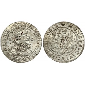 Poland Gdansk 1 Ort 1624/3 Sigismund III Vasa (1587-1632). Averse Lettering: SIGIS III D G REX POL M D L R PR...