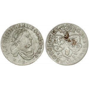 Poland 6 Groszy 1683 TLB Bydgoszcz. John III Sobieski(1674-1696). Averse: Laureate armored bust right. Reverse...