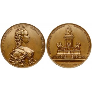 Austria Medal (1888) On the installation of Maria Theresa monument in Vienna. Franz Joseph I(1848-1916)...