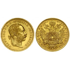 Austria 1 Ducat 1911 Franz Joseph I(1848-1916). Averse: Laureate head right; heavy whiskers. Reverse...