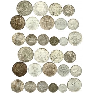 Chile 1 Peso & World Coins (1910-78). Averse: Defiant Condor on rock left 0.9 below right wing. Reverse...