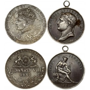 France & Great Britain Medal (1807 & 1937). Medal 1807 Napoleon PAIX ET COMMERCE. ...