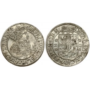 Germany Brandenburg-Prussia 1 Ort 1622 Georg Wilhelm(1619–1640). Averse: Georg Wilhelm to the right; holding scepter...