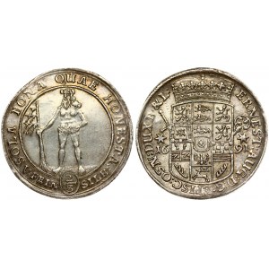 Germany BRUNSWICK-LÜNEBURG-CALENBERG 2/3 Thaler 1691 Ernst August (1679-1698). Averse: Crowned coat of arms. Lettering...