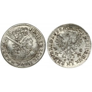 Germany BRANDENBURG 18 Groszy 1698 SD. Konigsberg. Frederick I (1688-1713). Ort 1698 S-D. Konigsberg. Averse...