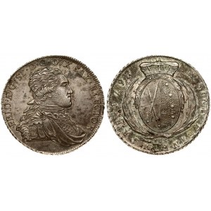 Germany SAXONY 1 Thaler 1797 IEC Friedrich August III(1763-1827). Averse: Armored bust right. Averse Legend: FRID...