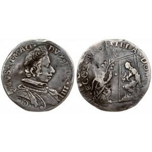 Italy Florence 1 Giulio (1609-1621).  Cosimo II(1609-1621). Averse: Bust; bareheaded; facing right. Reverse...