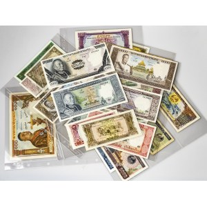 Laos 1-5000 Kip Set 1957-1997 Banknotes (Various to UNC). Lot of 46 Banknotes